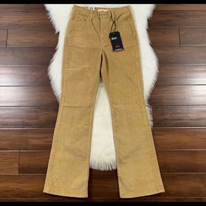 Levis ribcage bootcut corduroy pants 28